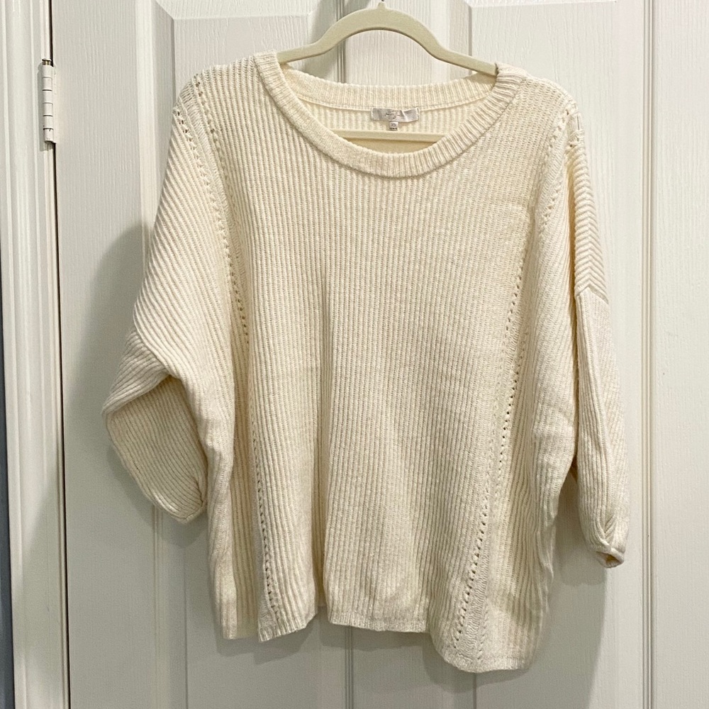 7 for all Mankind Balloon Sleeve Slouchy Sweater